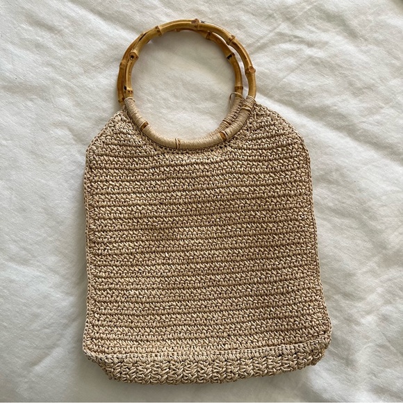 Vintage Floral Embroidered Woven Purse - Picture 2 of 4